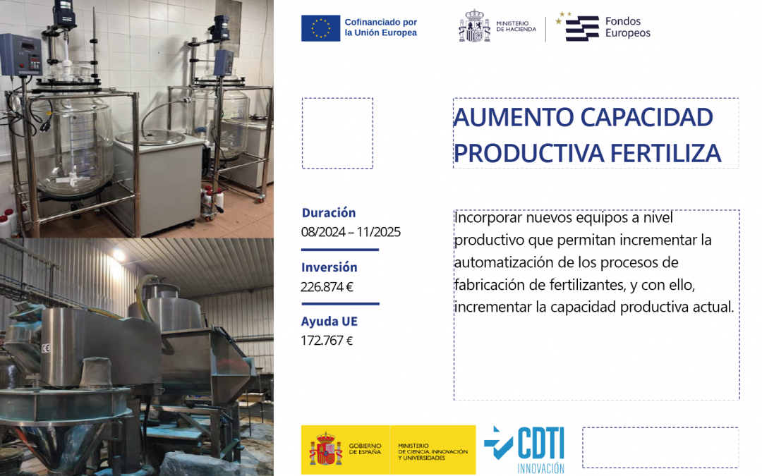 Proyecto de Innovación: Aumento de la Capacidad Productiva Fertiliza